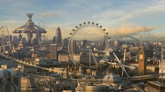 London cityscapes futuristic