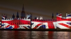 London England Big Ben Britain United Kingdom Union Jack houses 
