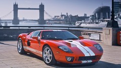 London England cars cities Ford GT40