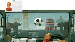 London England driver funny artwork football fans