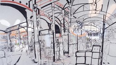 London England Europe United Kingdom drawings cityscapes 