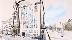 London England Europe United Kingdom drawings cityscapes 