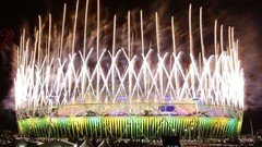 London fireworks British bowl olympics 2012 olympic games
