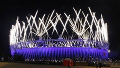 London fireworks British bowl olympics 2012 olympic games