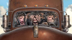 London Istanbul monkeys new york city artwork