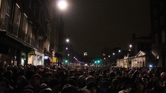 London new year streets