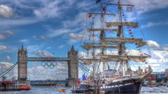 London Sailboats HDR Photography Olympic 2012