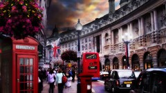London streets cityscapes