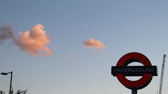 London underground Schild