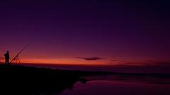 Lone sunset bump hiya