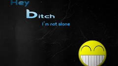 Lonely smiling Photo manipulation