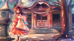 Long Anime brunettes nature