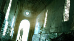 Long dead Figure Dogs silhouette corridor human