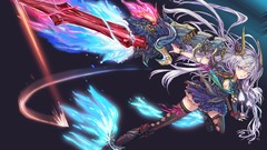 Long hair anime girls