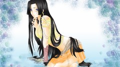 Long hair anime girls black hair One Piece (anime) Boa Hancock