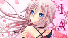 Long hair anime girls braids vocaloid ia