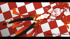 Long hair anime girls guilty crown yuzuriha inori