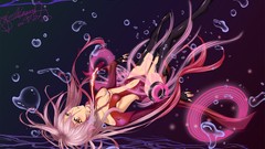 Long hair anime girls guilty crown yuzuriha inori