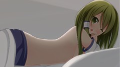 Long hair anime girls kochiya sanae touhou video games