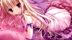 Long hair anime girls lolita fashion tinkle illustrations 