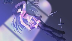 Long hair anime girls nanao naru sola shihou matsuri vectors