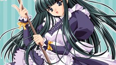 Long hair anime girls non nudes