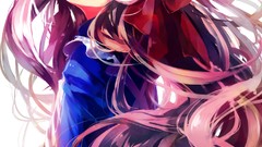 Long hair anime girls purple eyes kagerou project Kozakura Mary