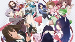 Long hair anime girls short hair animal ears idolmaster 