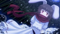 Long hair anime girls touhou animal ears purple eyes inaba tewi 