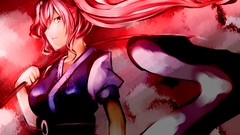 Long hair anime girls touhou onozuka komachi redheads twintails 