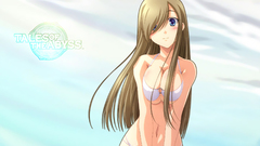 Long hair bare shoulders