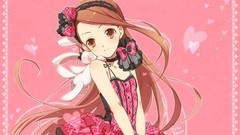 Long hair brown eyes