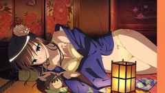 Long hair brunettes bra kotegawa yui to-love-ru cleavage yukata 