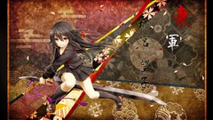 Long hair brunettes school uniforms seifuku