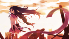 Long hair mahou shoujo