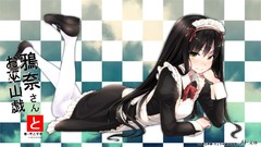 Long hair maids black hair