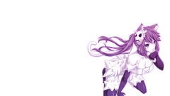 Long hair nekomimi pink