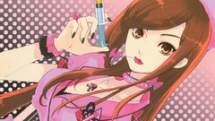 Long hair nurses syringe