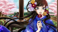 Long hair Ojousama wa Oyomesama