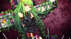 Long hair Plants green