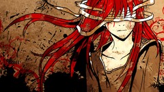 Long hair redheads artwork fantasy art