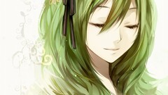 Long hair Ribbons green