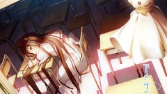 Long hair seifuku cuffs