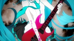 Long hair short hair hatsune miku vocaloid