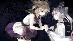 Long hair short hair touhou video games toyosatomimi no miko 