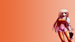 Long hair Simple Background