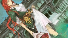 Long hair touhou hong meiling redheads video games