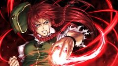 Long hair touhou hong meiling video games