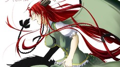 Long hair touhou hong meiling video games Simple Background 