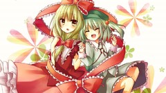 Long hair touhou kagiyama hina kawashiro nitori video games